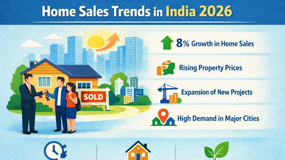 Home sales trends India 2026