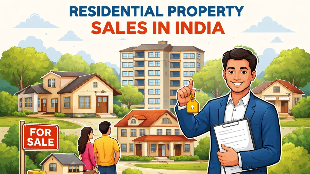 Residential property sales India