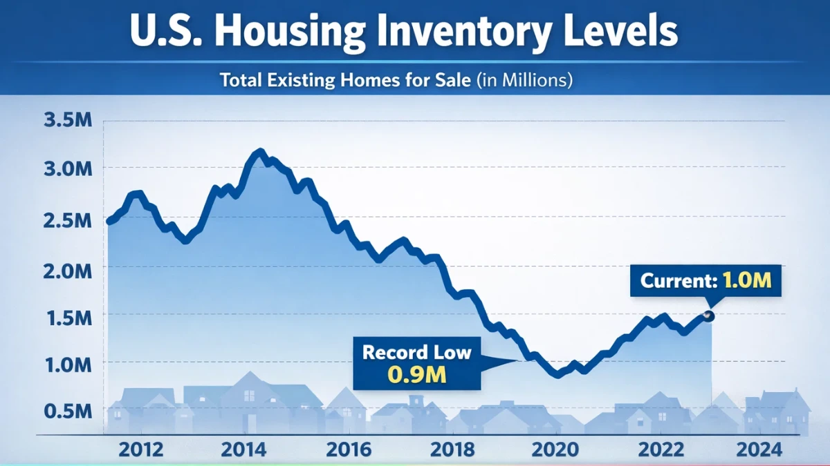 US housing inventory levels